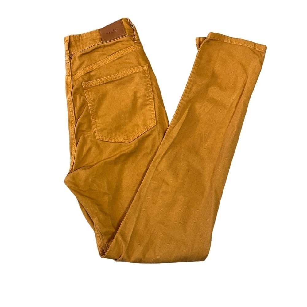 PART TWO Mustard Straight Leg High Waist Casual Denim Jean 28
